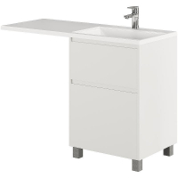 Тумба с раковиной Creto Cafor 120 R 19-W120R Белый глянец, купить, цена, заказать, магазин, доставка, скидка, промокод, купить, цена, заказать, магазин, доставка, скидка, промокод