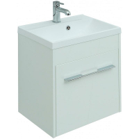 Тумба с раковиной Aquanet Августа 50 287689 подвесная Белая, купить, цена, заказать, магазин, доставка, скидка, промокод, купить, цена, заказать, магазин, доставка, скидка, промокод