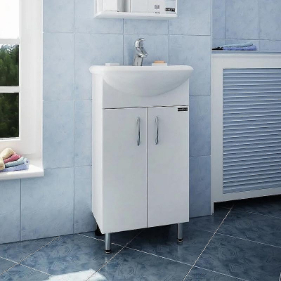 Тумба под раковину СанТа Уют 45 201084 Белая