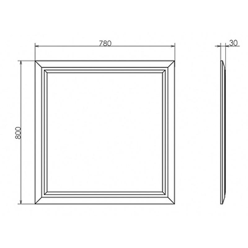Зеркало Comforty Империя 80 00004143507 Белое, купить, цена, заказать, магазин, доставка, скидка, промокод, купить, цена, заказать, магазин, доставка, скидка, промокод