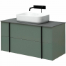 Тумба под раковину Allen Brau Reality 100 1.32007.CGM подвесная Олива матовая, купить, цена, заказать, магазин, доставка, скидка, промокод, купить, цена, заказать, магазин, доставка, скидка, промокод