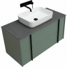 Тумба под раковину Allen Brau Reality 100 1.32007.CGM подвесная Олива матовая, купить, цена, заказать, магазин, доставка, скидка, промокод, купить, цена, заказать, магазин, доставка, скидка, промокод