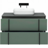 Тумба под раковину Allen Brau Reality 100 1.32007.CGM подвесная Олива матовая, купить, цена, заказать, магазин, доставка, скидка, промокод, купить, цена, заказать, магазин, доставка, скидка, промокод