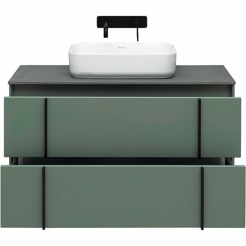 Тумба под раковину Allen Brau Reality 100 1.32007.CGM подвесная Олива матовая, купить, цена, заказать, магазин, доставка, скидка, промокод, купить, цена, заказать, магазин, доставка, скидка, промокод