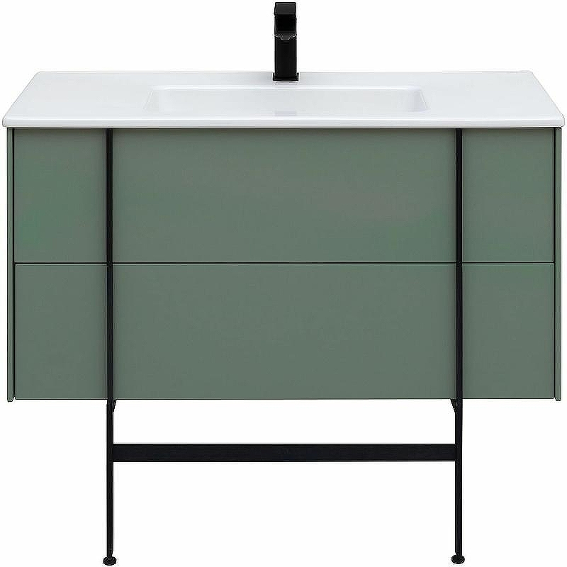 Тумба под раковину Allen Brau Reality 100 1.32007.CGM подвесная Олива матовая, купить, цена, заказать, магазин, доставка, скидка, промокод, купить, цена, заказать, магазин, доставка, скидка, промокод