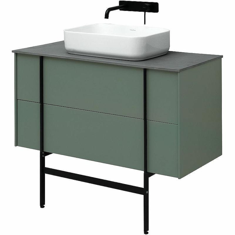 Тумба под раковину Allen Brau Reality 100 1.32007.CGM подвесная Олива матовая, купить, цена, заказать, магазин, доставка, скидка, промокод, купить, цена, заказать, магазин, доставка, скидка, промокод