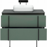 Тумба под раковину Allen Brau Reality 100 1.32007.CGM подвесная Олива матовая, купить, цена, заказать, магазин, доставка, скидка, промокод, купить, цена, заказать, магазин, доставка, скидка, промокод