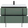 Тумба под раковину Allen Brau Reality 100 1.32007.CGM подвесная Олива матовая, купить, цена, заказать, магазин, доставка, скидка, промокод, купить, цена, заказать, магазин, доставка, скидка, промокод