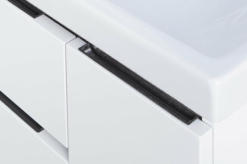 Тумба под раковину Aquaton Рене 56 1A258501NRC80 подвесная Белая Грецкий орех, купить, цена, заказать, магазин, доставка, скидка, промокод, купить, цена, заказать, магазин, доставка, скидка, промокод