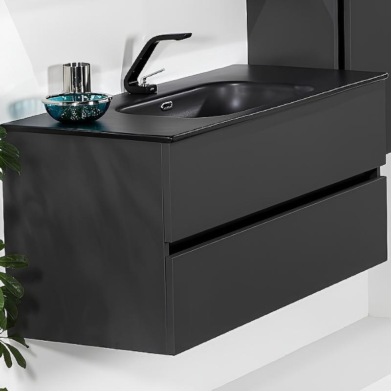 Тумба под раковину Boheme Armadi Art Vallessi 120 837-120-A mat подвесная Антрацит матовый, купить, цена, заказать, магазин, доставка, скидка, промокод, купить, цена, заказать, магазин, доставка, скидка, промокод