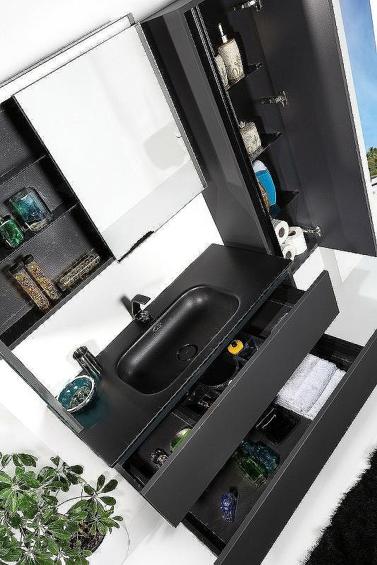 Тумба под раковину Boheme Armadi Art Vallessi 120 837-120-A mat подвесная Антрацит матовый, купить, цена, заказать, магазин, доставка, скидка, промокод, купить, цена, заказать, магазин, доставка, скидка, промокод