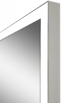 Зеркало Континент Solid 600х800 ЗЛП620 с подсветкой Серебро с сенсорным выключателем