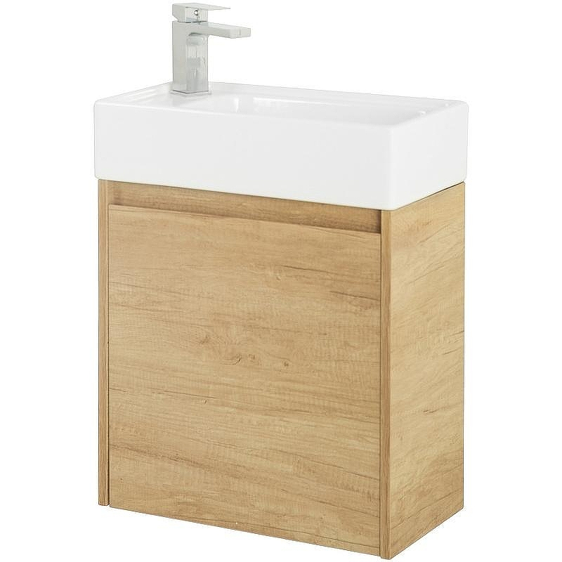 Тумба под раковину BelBagno Kraft Mini 50 L KRAFT MINI-500/260-1A-SO-RNN-L подвесная Rovere Nebrasca Nature, купить, цена, заказать, магазин, доставка, скидка, промокод, купить, цена, заказать, магазин, доставка, скидка, промокод