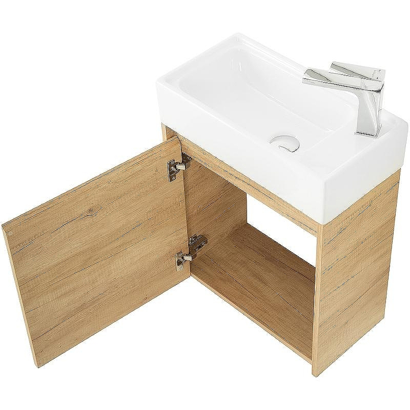 Тумба под раковину BelBagno Kraft Mini 50 L KRAFT MINI-500/260-1A-SO-RNN-L подвесная Rovere Nebrasca Nature, купить, цена, заказать, магазин, доставка, скидка, промокод, купить, цена, заказать, магазин, доставка, скидка, промокод