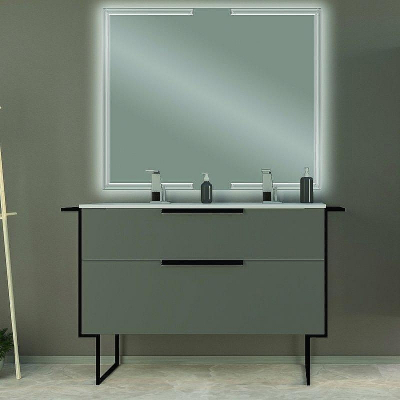 Тумба под раковину Cezares Urban 120 55163 подвесная Grigio opaco