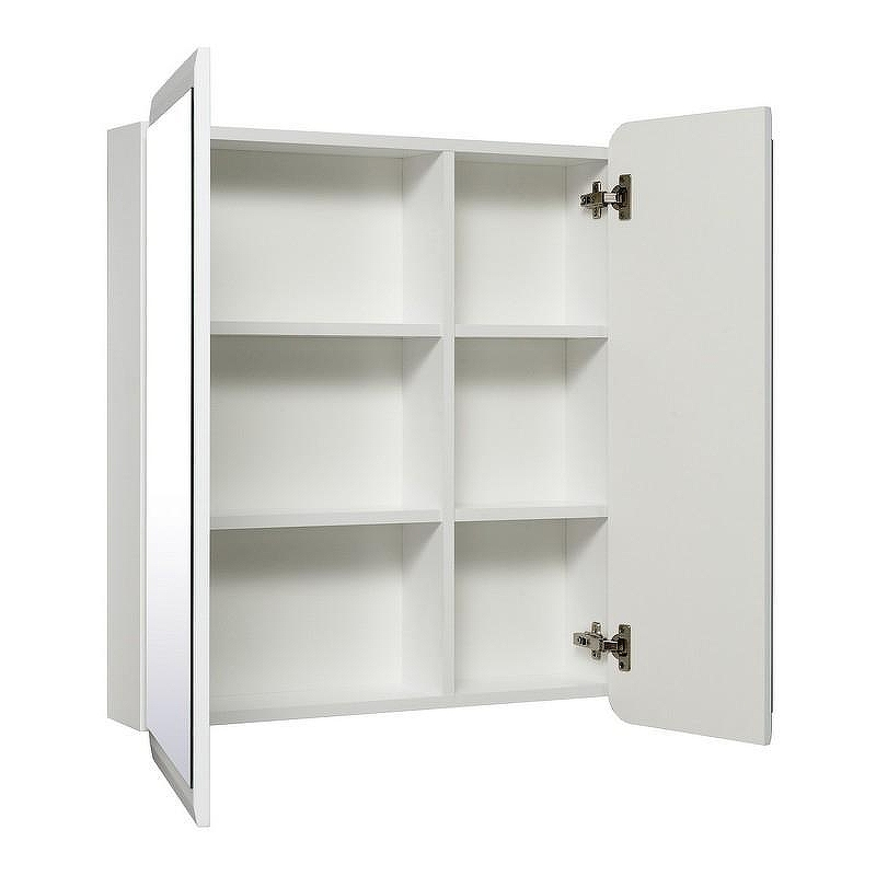 Зеркальный шкаф Runo Эрика 70 УТ000003320 Белый, купить, цена, заказать, магазин, доставка, скидка, промокод, купить, цена, заказать, магазин, доставка, скидка, промокод