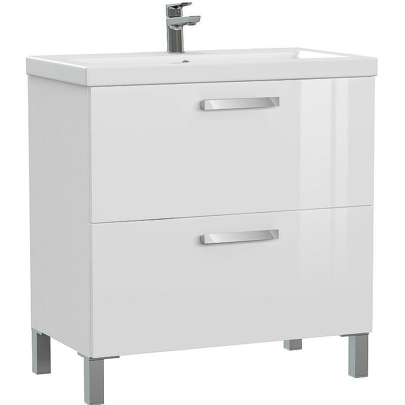 Тумба под раковину Cersanit Melar 80 64130 Белая, купить, цена, заказать, магазин, доставка, скидка, промокод, купить, цена, заказать, магазин, доставка, скидка, промокод