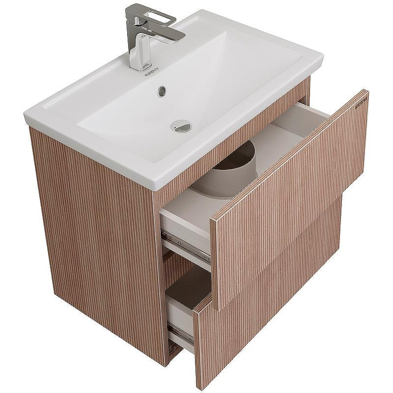 Тумба под раковину Grossman Юнит 60 2060171 подвесная Кадена вуд, купить, цена, заказать, магазин, доставка, скидка, промокод, купить, цена, заказать, магазин, доставка, скидка, промокод