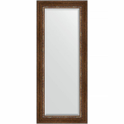Зеркало Evoform Exclusive 136х56 BY 3517 с фацетом в багетной раме - Римская бронза 88