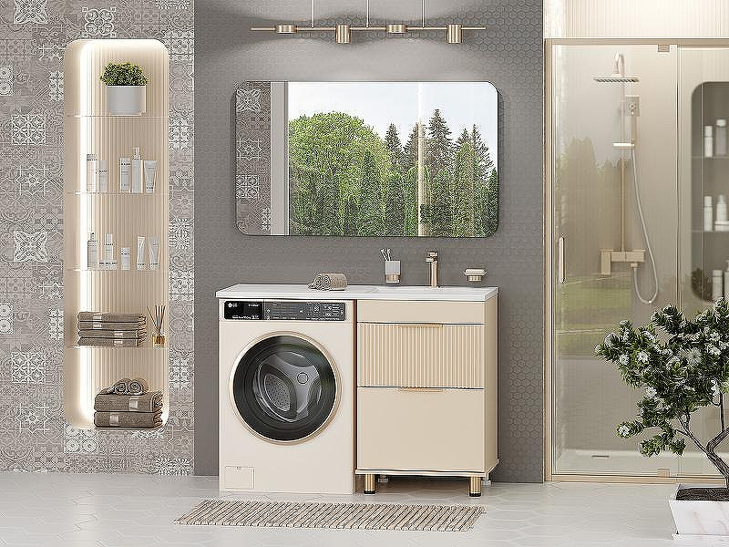 Тумба под раковину Brevita Enfida 120 ENF-07060-032Я Бежевая матовая, купить, цена, заказать, магазин, доставка, скидка, промокод, купить, цена, заказать, магазин, доставка, скидка, промокод