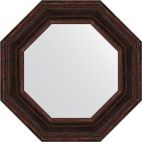 Зеркало Evoform Octagon 59х59 BY 3826 в багетной раме - Темный прованс 99, купить, цена, заказать, магазин, доставка, скидка, промокод, купить, цена, заказать, магазин, доставка, скидка, промокод