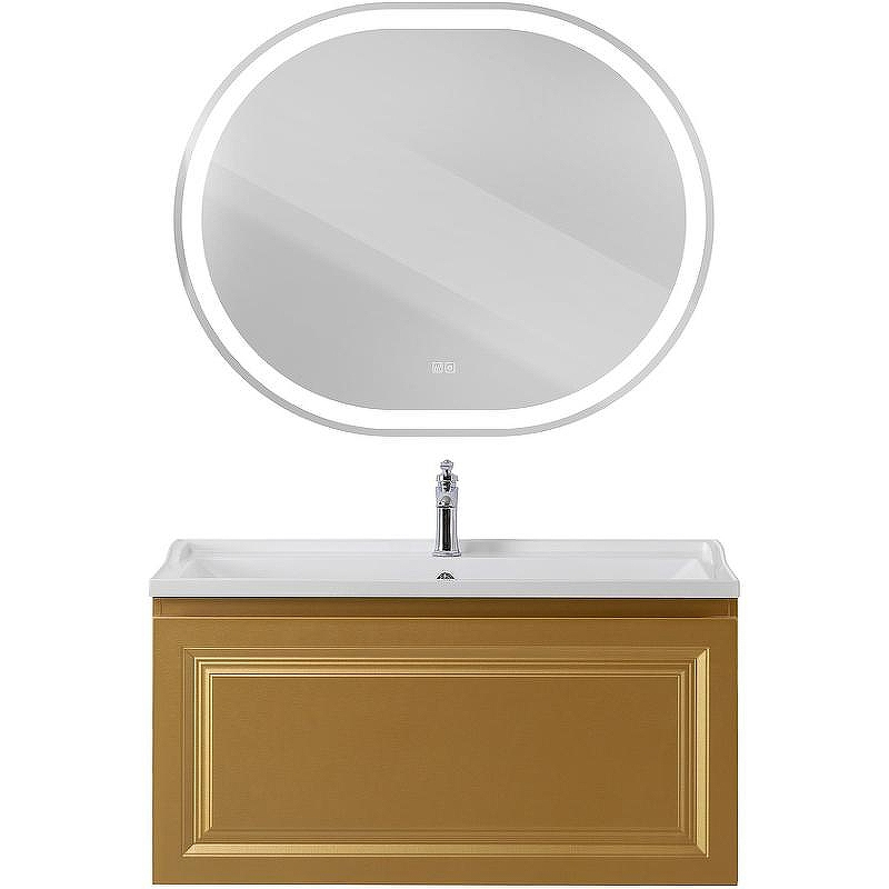 Тумба под раковину Cezares Giubileo 100 GIUBILEO-N-100-1C-SO-BORO-P подвесная Брашированное золото, купить, цена, заказать, магазин, доставка, скидка, промокод, купить, цена, заказать, магазин, доставка, скидка, промокод