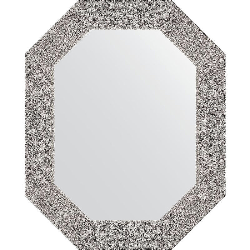 Зеркало Evoform Octagon 61x76 BY 7186 в багетной раме - Чеканка серебряная 90, купить, цена, заказать, магазин, доставка, скидка, промокод, купить, цена, заказать, магазин, доставка, скидка, промокод
