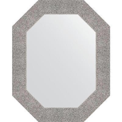 Зеркало Evoform Octagon 61x76 BY 7186 в багетной раме - Чеканка серебряная 90