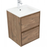 Тумба под раковину Aquanet Милан 50 336376 подвесная Дуб рустикальный, купить, цена, заказать, магазин, доставка, скидка, промокод, купить, цена, заказать, магазин, доставка, скидка, промокод