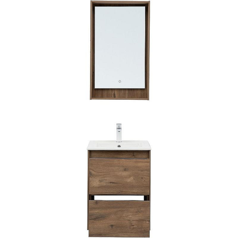 Тумба под раковину Aquanet Милан 50 336376 подвесная Дуб рустикальный, купить, цена, заказать, магазин, доставка, скидка, промокод, купить, цена, заказать, магазин, доставка, скидка, промокод