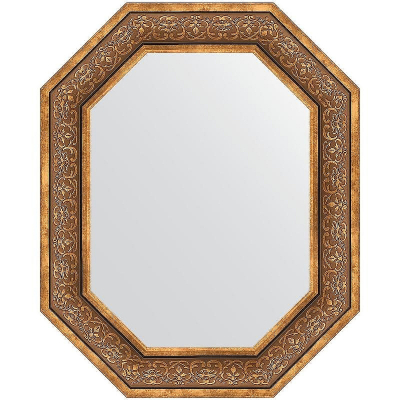 Зеркало Evoform Polygon 79х64 BY 7234 в багетной раме - Вензель бронзовый 101