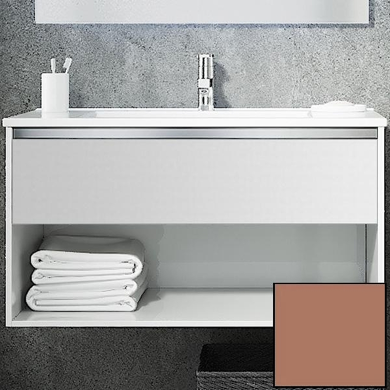 Тумба с раковиной SanVit Контур 90 kkont090 в цвете Ral подвесная Капучино, купить, цена, заказать, магазин, доставка, скидка, промокод, купить, цена, заказать, магазин, доставка, скидка, промокод