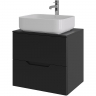 Тумба с раковиной Orange Line 60 Li-60TubMDF+B05-500W подвесная Черная матовая, купить, цена, заказать, магазин, доставка, скидка, промокод, купить, цена, заказать, магазин, доставка, скидка, промокод