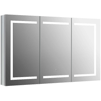 Зеркальный шкаф Aquatek 120 AQ7124-MLC с подсветкой Хром