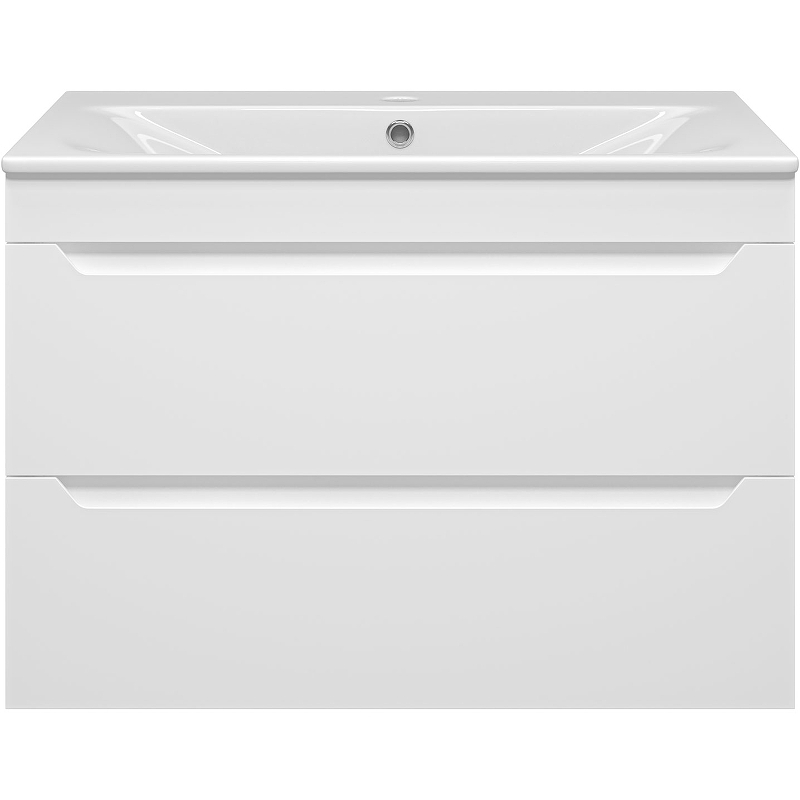 Тумба с раковиной Misty Бриз 80 УТ000023905 подвесная Белая матовая, купить, цена, заказать, магазин, доставка, скидка, промокод, купить, цена, заказать, магазин, доставка, скидка, промокод