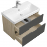 Тумба под раковину Aquaton Оливия 80 1A283101OLUG0 подвесная Грей Дуб ойстер, купить, цена, заказать, магазин, доставка, скидка, промокод, купить, цена, заказать, магазин, доставка, скидка, промокод
