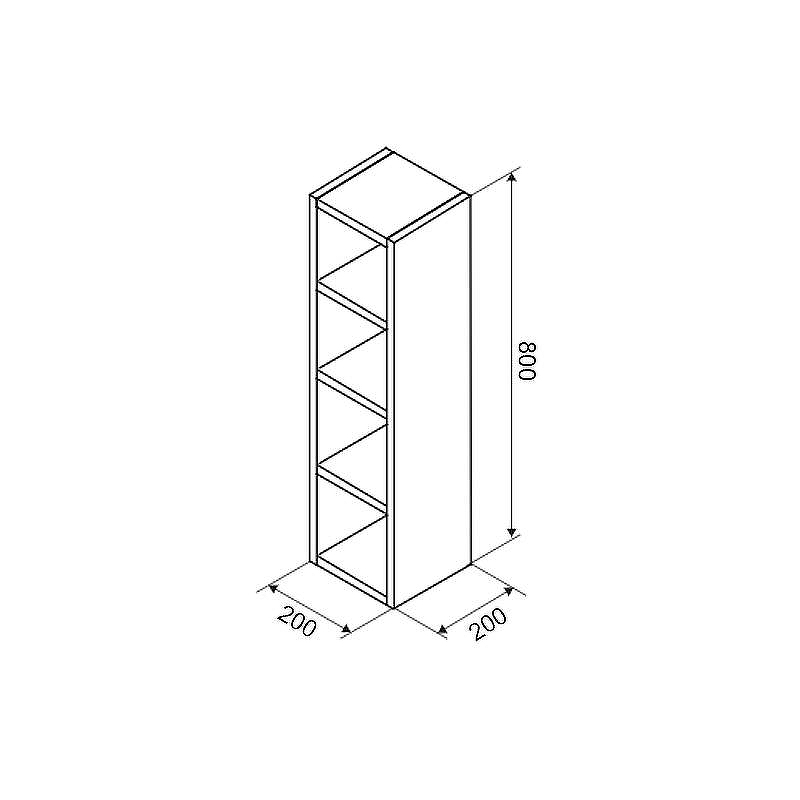 Подвесной шкаф Excellent Tuto 20 MLEX.0106.200.BLBL Дуб, купить, цена, заказать, магазин, доставка, скидка, промокод, купить, цена, заказать, магазин, доставка, скидка, промокод