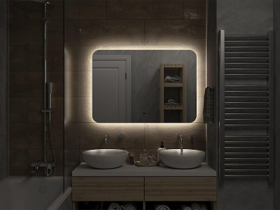 Зеркало Misty Адхил 100 АДХ-02-100/70-14 с подсветкой с бесконтактным выключателем и подогревом