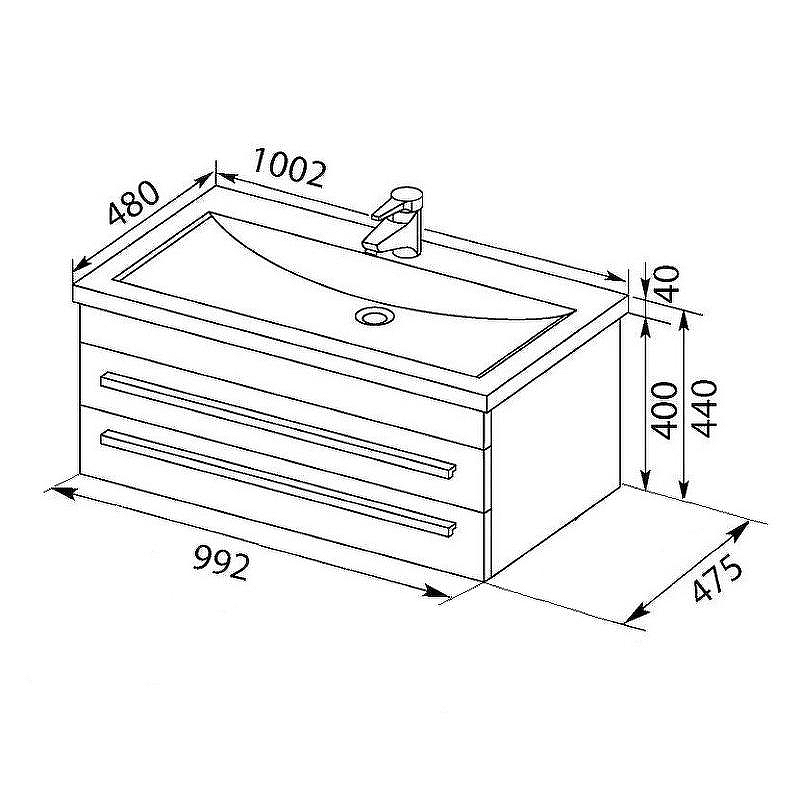 Тумба с раковиной Aquanet Верона 100 212864 подвесная Белая, купить, цена, заказать, магазин, доставка, скидка, промокод, купить, цена, заказать, магазин, доставка, скидка, промокод
