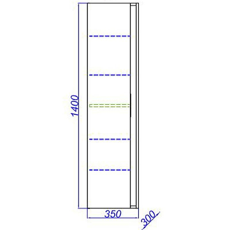 Шкаф пенал Aqwella Accent 35 ACC0535W подвесной Белый, купить, цена, заказать, магазин, доставка, скидка, промокод, купить, цена, заказать, магазин, доставка, скидка, промокод