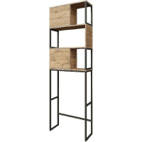 Стеллаж 1MarKa Grunge Loft 66 Ц0000005249 над стиральной машиной Дуб вотан, купить, цена, заказать, магазин, доставка, скидка, промокод, купить, цена, заказать, магазин, доставка, скидка, промокод