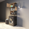 Стеллаж 1MarKa Grunge Loft 66 Ц0000005249 над стиральной машиной Дуб вотан, купить, цена, заказать, магазин, доставка, скидка, промокод, купить, цена, заказать, магазин, доставка, скидка, промокод