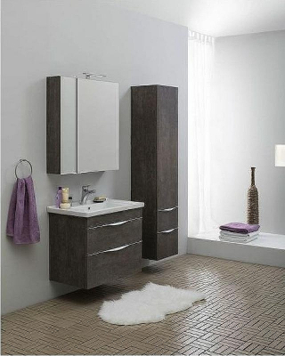 Зеркальный шкаф Aquanet Эвора 70 R 182997 Дуб антик