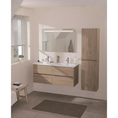 Тумба под раковину Jacob Delafon Tolbiac 120 EB2384-E75 подвесная Дуб давос