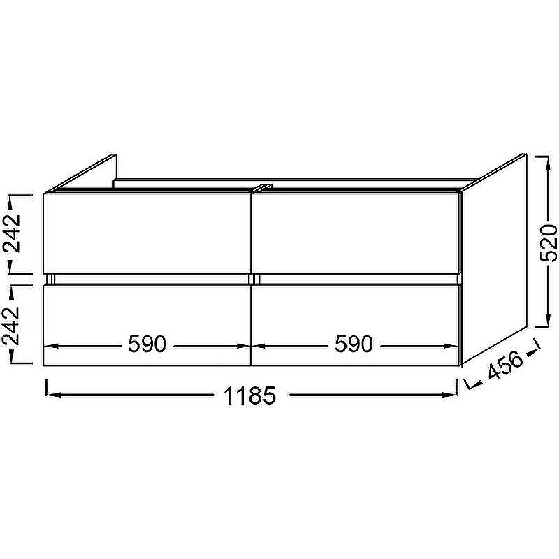 Тумба под раковину Jacob Delafon Tolbiac 120 EB2384-E75 подвесная Дуб давос, купить, цена, заказать, магазин, доставка, скидка, промокод, купить, цена, заказать, магазин, доставка, скидка, промокод