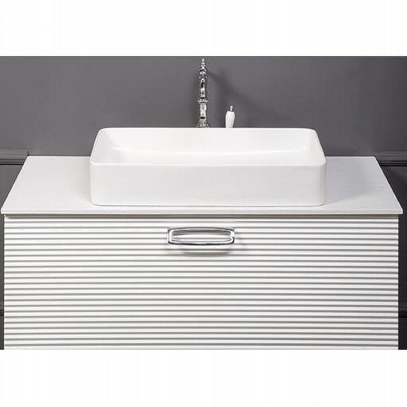 Тумба под раковину Boheme Armadi Art Vallessi Avangarde Linea 80 842-080-WCR подвесная Белая Хром, купить, цена, заказать, магазин, доставка, скидка, промокод, купить, цена, заказать, магазин, доставка, скидка, промокод