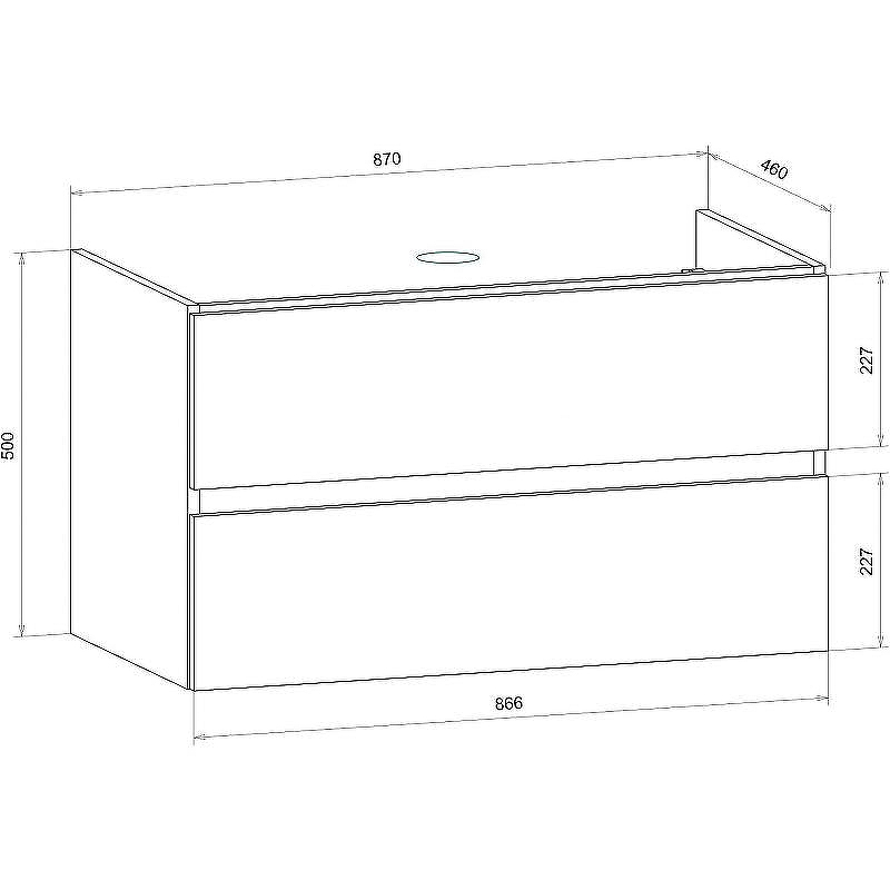 Тумба под раковину Art&Max AM-Techno-900-2C-SO-LW635 подвесная Сосна, купить, цена, заказать, магазин, доставка, скидка, промокод, купить, цена, заказать, магазин, доставка, скидка, промокод