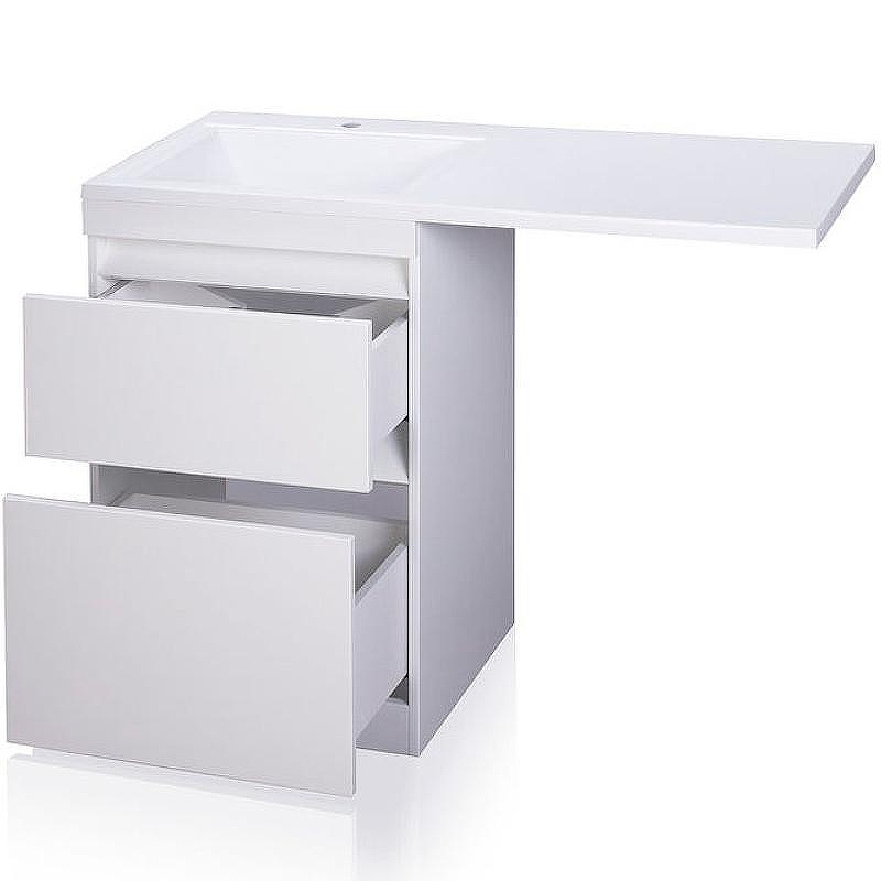 Тумба под раковину Style Line Даллас Люкс Plus 120 СС-00002338 Белая, купить, цена, заказать, магазин, доставка, скидка, промокод, купить, цена, заказать, магазин, доставка, скидка, промокод