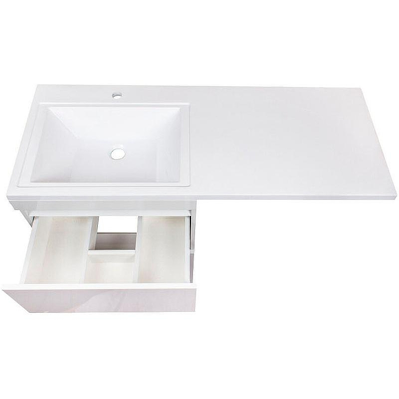 Тумба под раковину Style Line Даллас Люкс Plus 120 СС-00002338 Белая, купить, цена, заказать, магазин, доставка, скидка, промокод, купить, цена, заказать, магазин, доставка, скидка, промокод