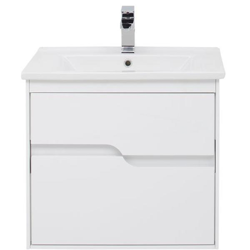 Тумба под раковину Aquanet Модена 65 198485 подвесная Белый глянец, купить, цена, заказать, магазин, доставка, скидка, промокод, купить, цена, заказать, магазин, доставка, скидка, промокод